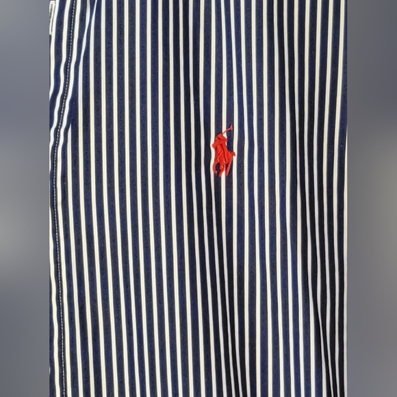 Ralph Lauren Men's Blue Striped Shirt - Picture 3 of 8